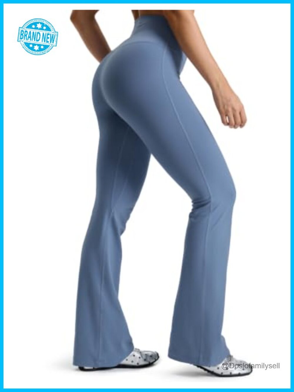 Flare Leggings High Waisted Tummy Control Wide Leg Yoga Pants